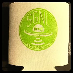 SGNL Branded Drink Cozy - Koozie - Green on White